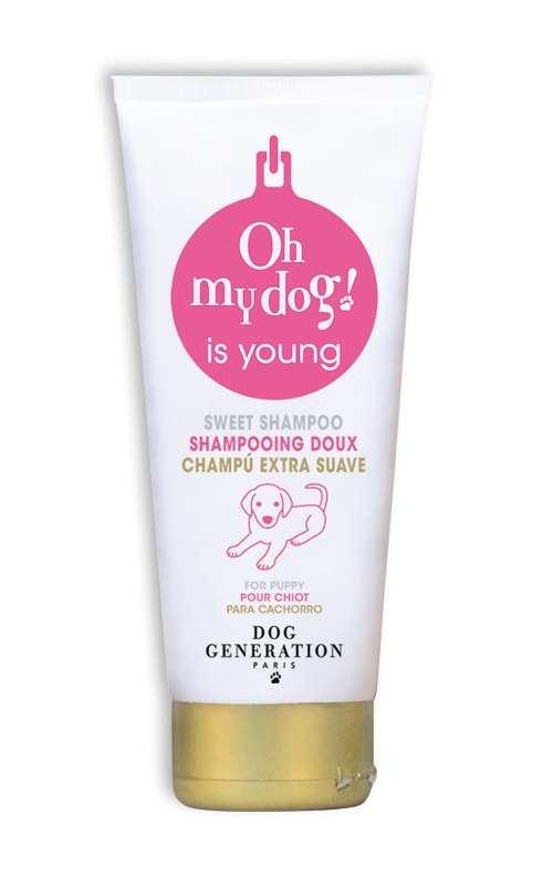 Oh my dog is young, shampoo pennulle.